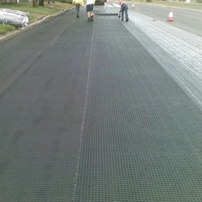 Polyester Geogrid with Bitumen Coating 5